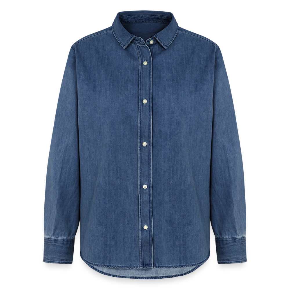 Frauen Jeanshemd Organic von Stanley/Stella - verwaschenes Mittelblau 