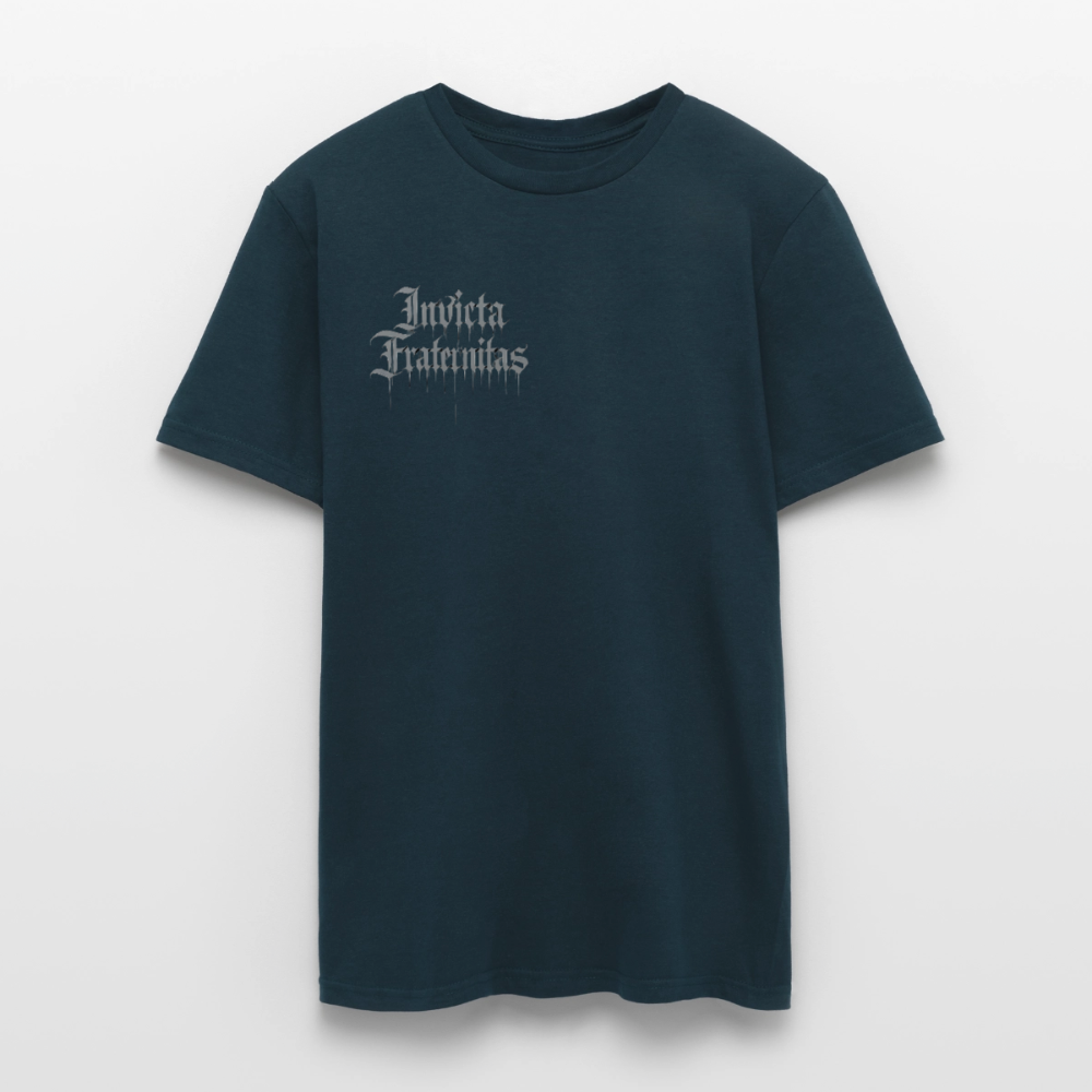 Männer T-Shirt Invicta Fraternitas Front Logo - Navy