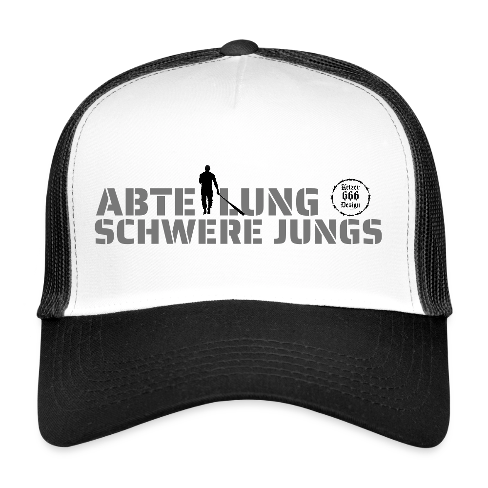 Trucker Cap - Weiß/Schwarz