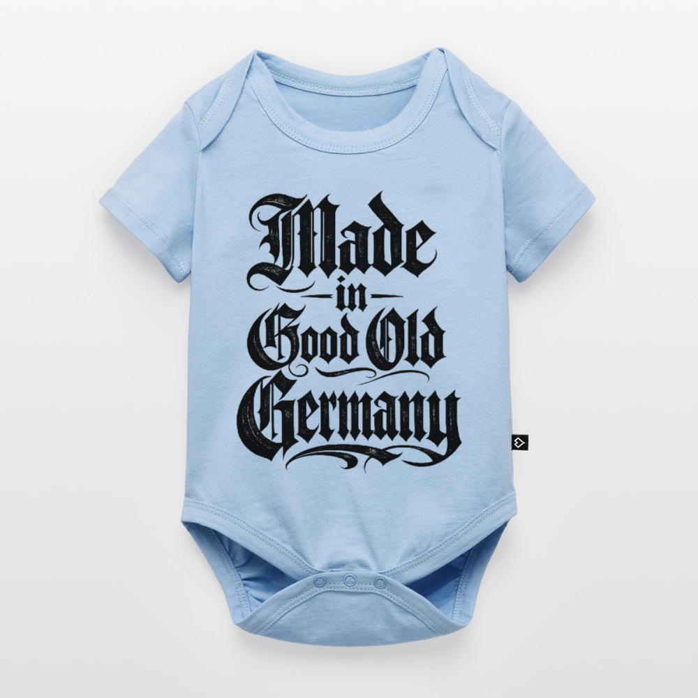 Baby Bio-Kurzarm-Body - Hellblau