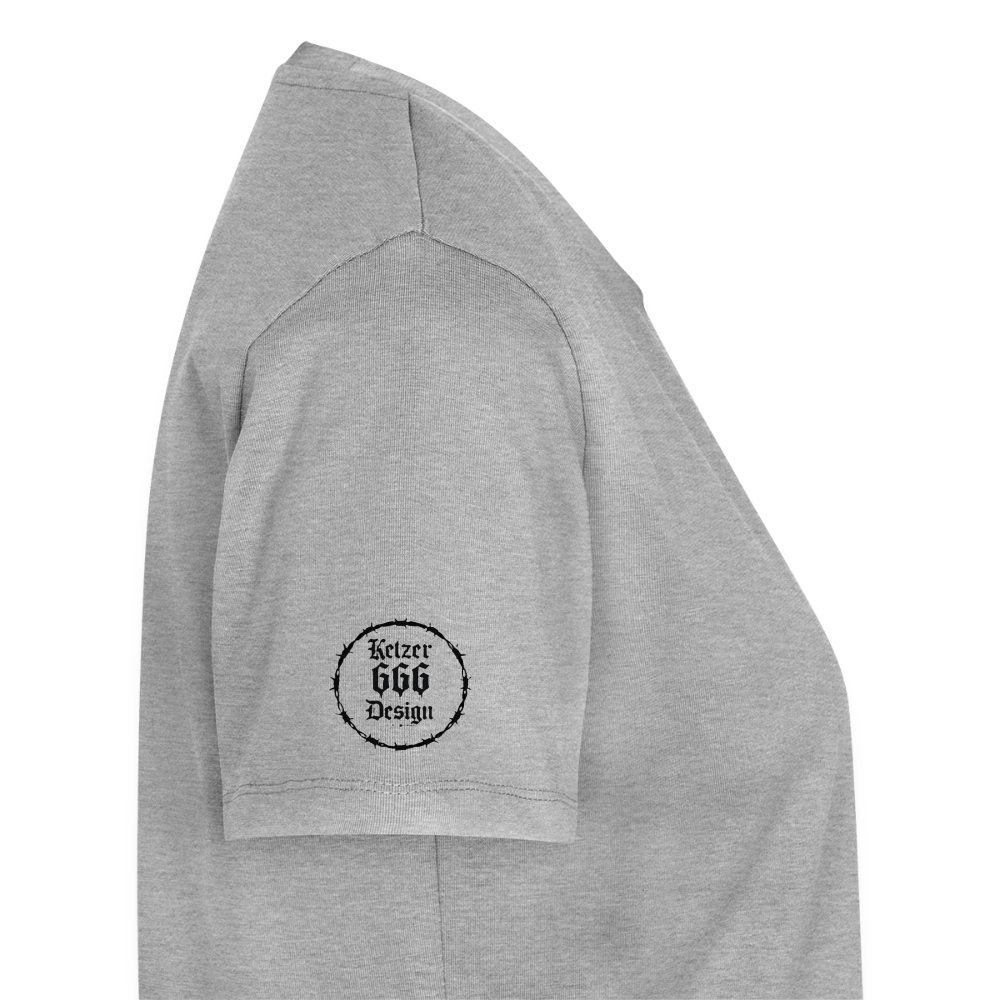 Frauen Premium T-Shirt - Grau meliert