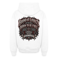 Weißer Bound of Loyalty Herren Biker Zip-Hoodie