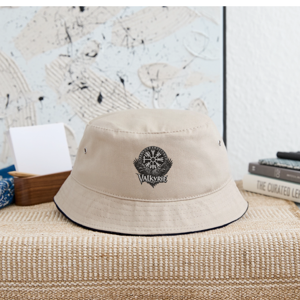 Bucket Hat Valkyrie - Khaki/Schwarz