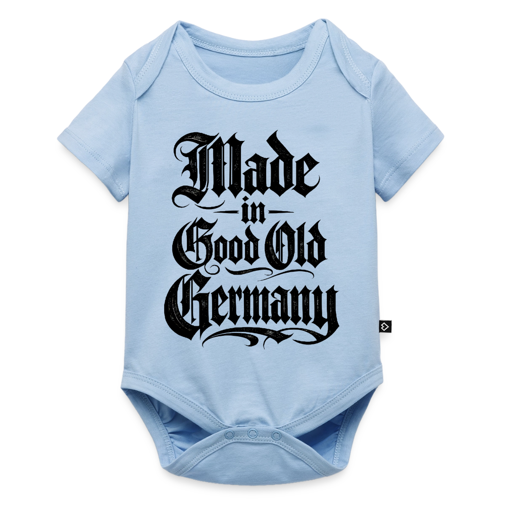 Baby Bio-Kurzarm-Body - Hellblau