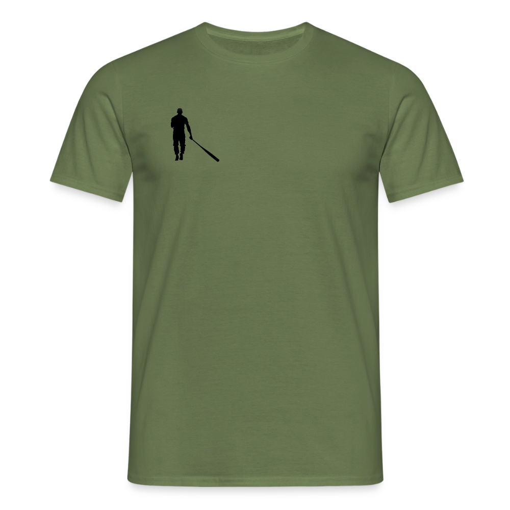 Männer T-Shirt Lieber stehend sterben - Militärgrün
