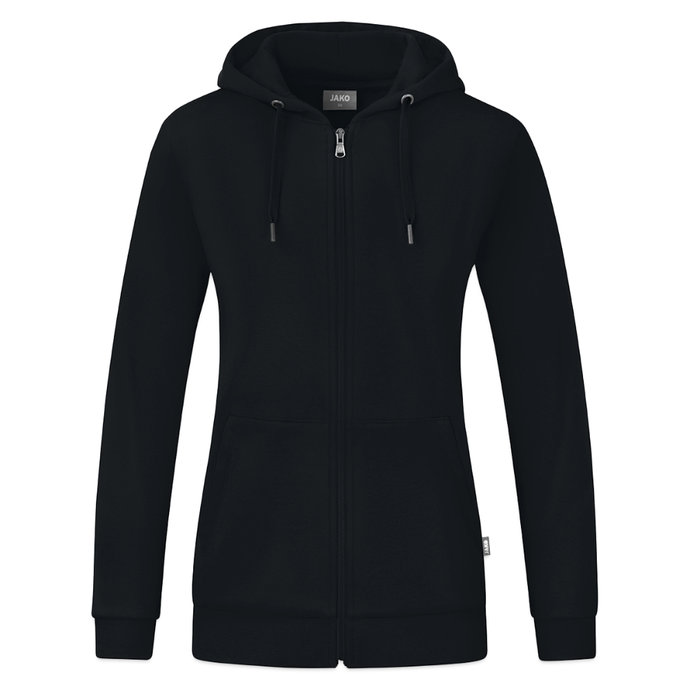 JAKO Frauen Kapuzenjacke Organic - Schwarz