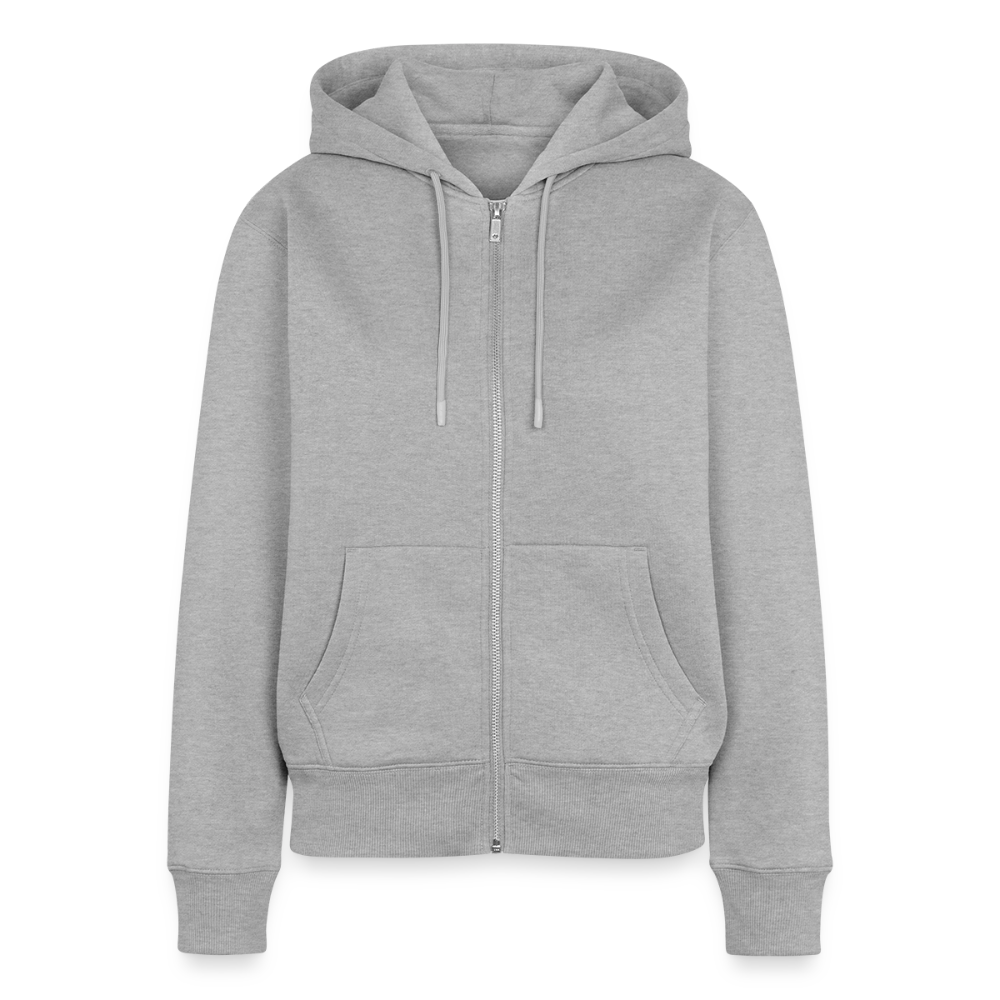 Frauen Premium Kapuzenjacke Made in good old Germany - Grau meliert