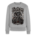 Gothic Damen-Pullover "Eternally Yours" in Grau meliert – Bikerwear von Ketzer 666 Design