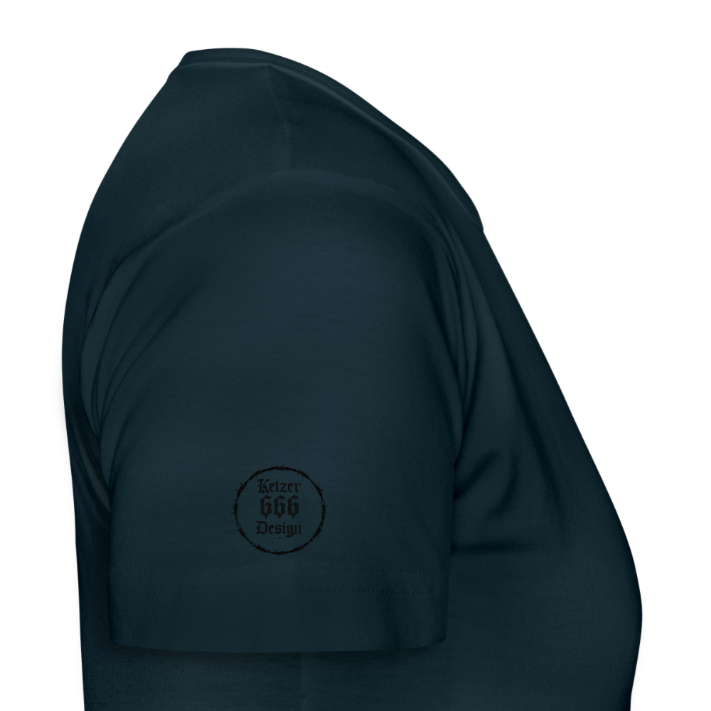Frauen T-Shirt Halt einfach deine Fresse - Navy