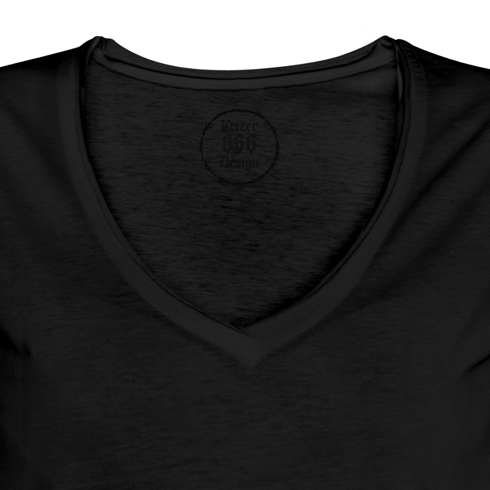 Frauen Vintage T-Shirt - Schwarz