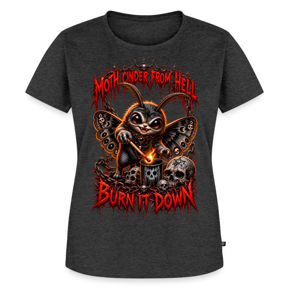 Frauen Premium T-Shirt - Anthrazit meliert