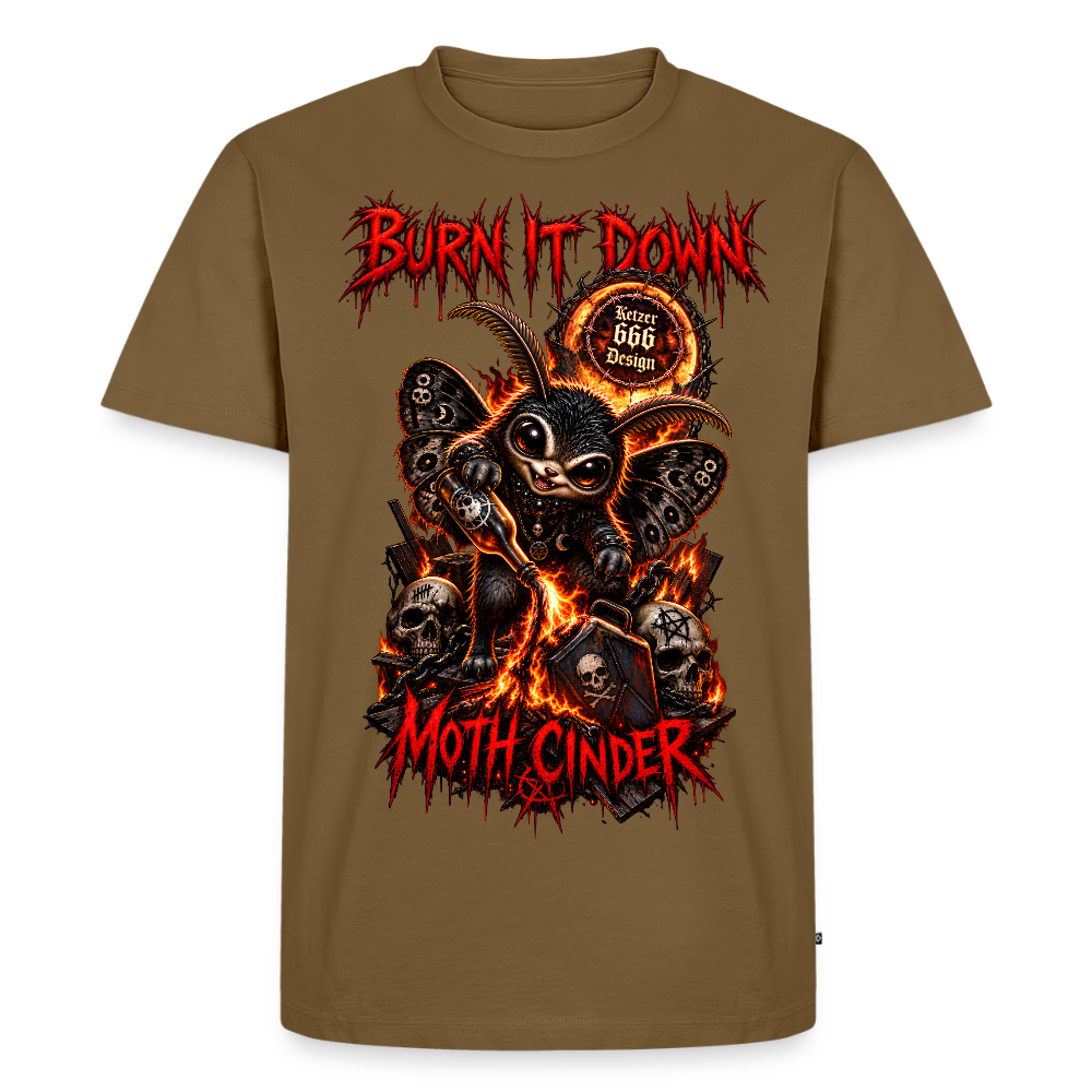 Männer Premium T-Shirt - Nussbraun