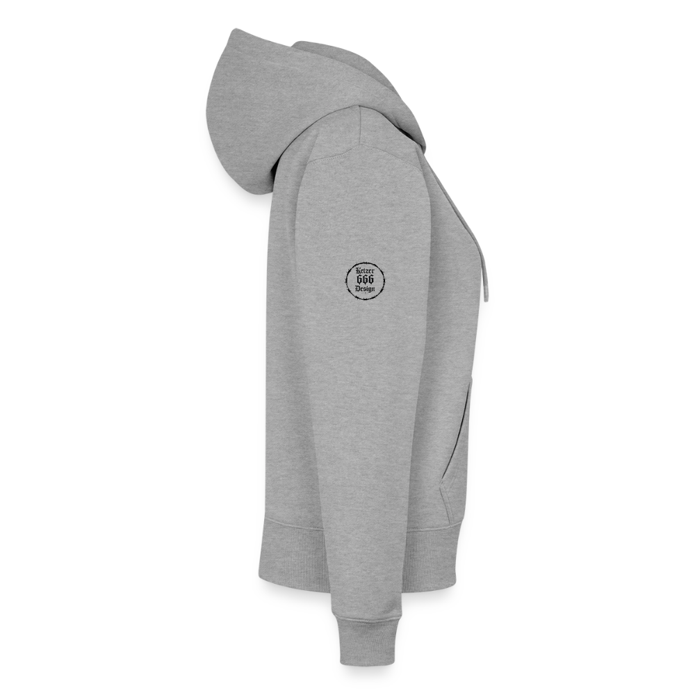 Frauen Premium Kapuzenjacke Made in good old Germany - Grau meliert