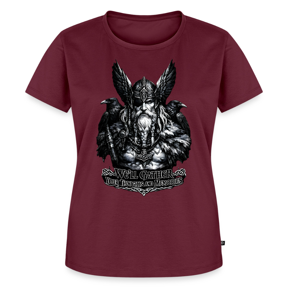 Frauen Premium T-Shirt Odin - Burgunderrot