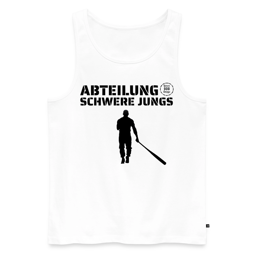 Männer Premium Tank Top - Weiß
