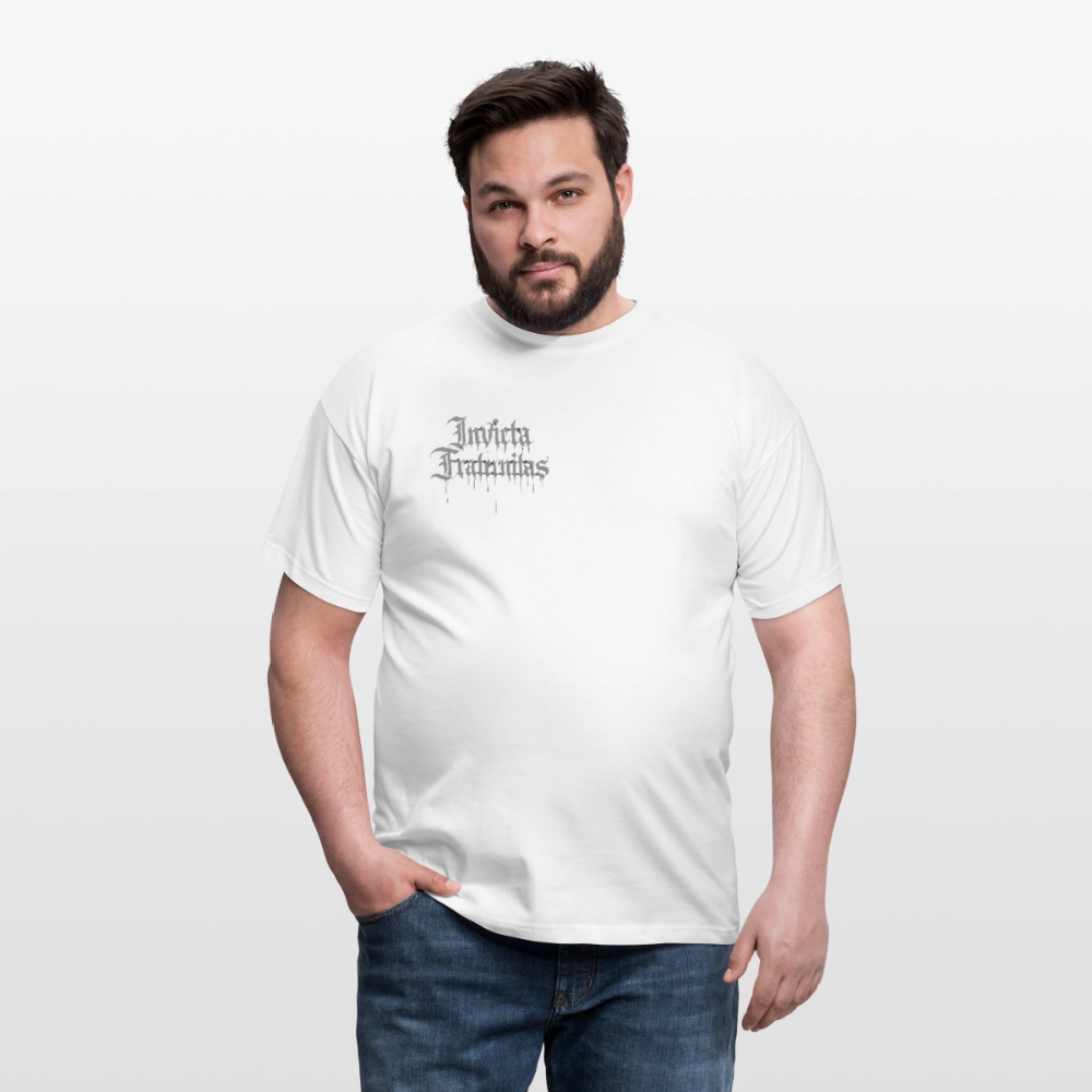 Männer T-Shirt Invicta Fraternitas Front Logo - Weiß