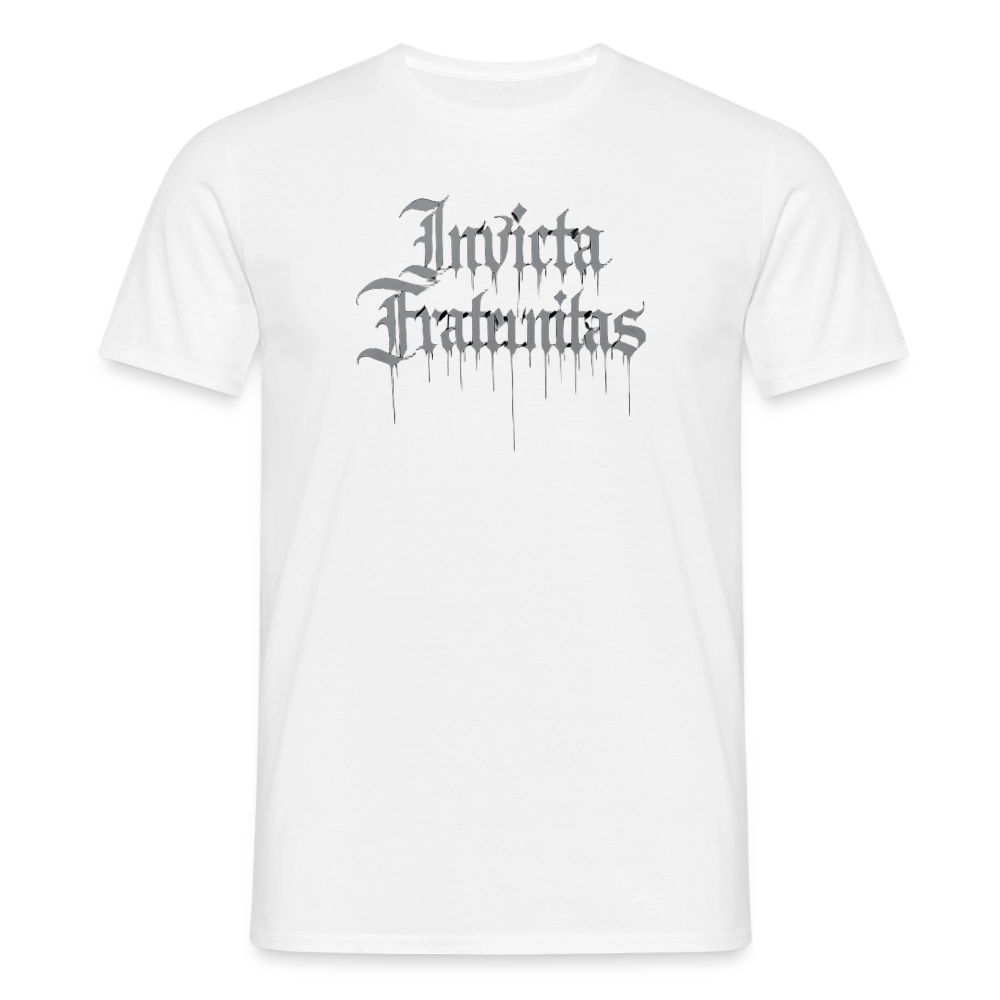 Männer T-Shirt Invicta Fraternitas - Weiß