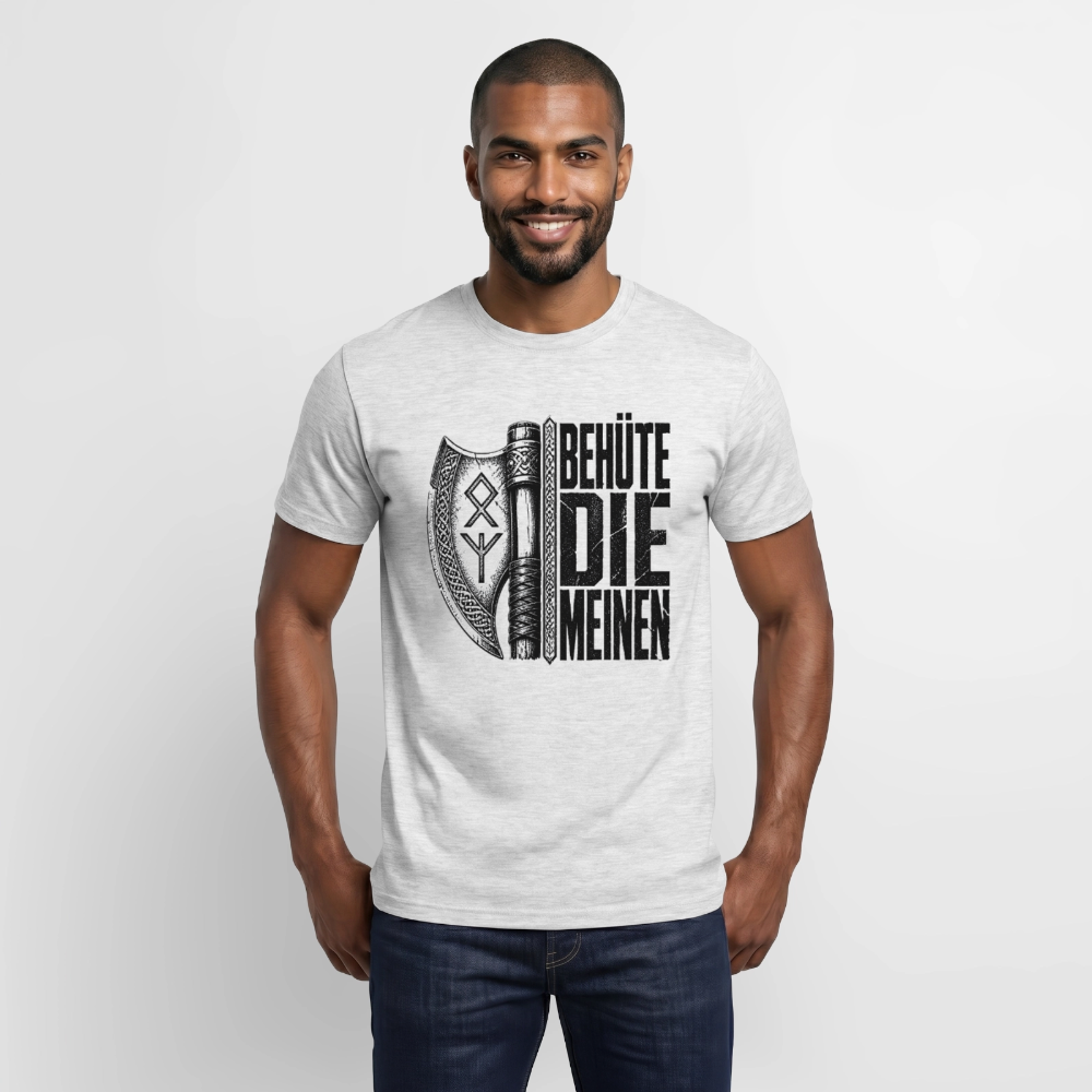 Männer T-Shirt - Grau meliert