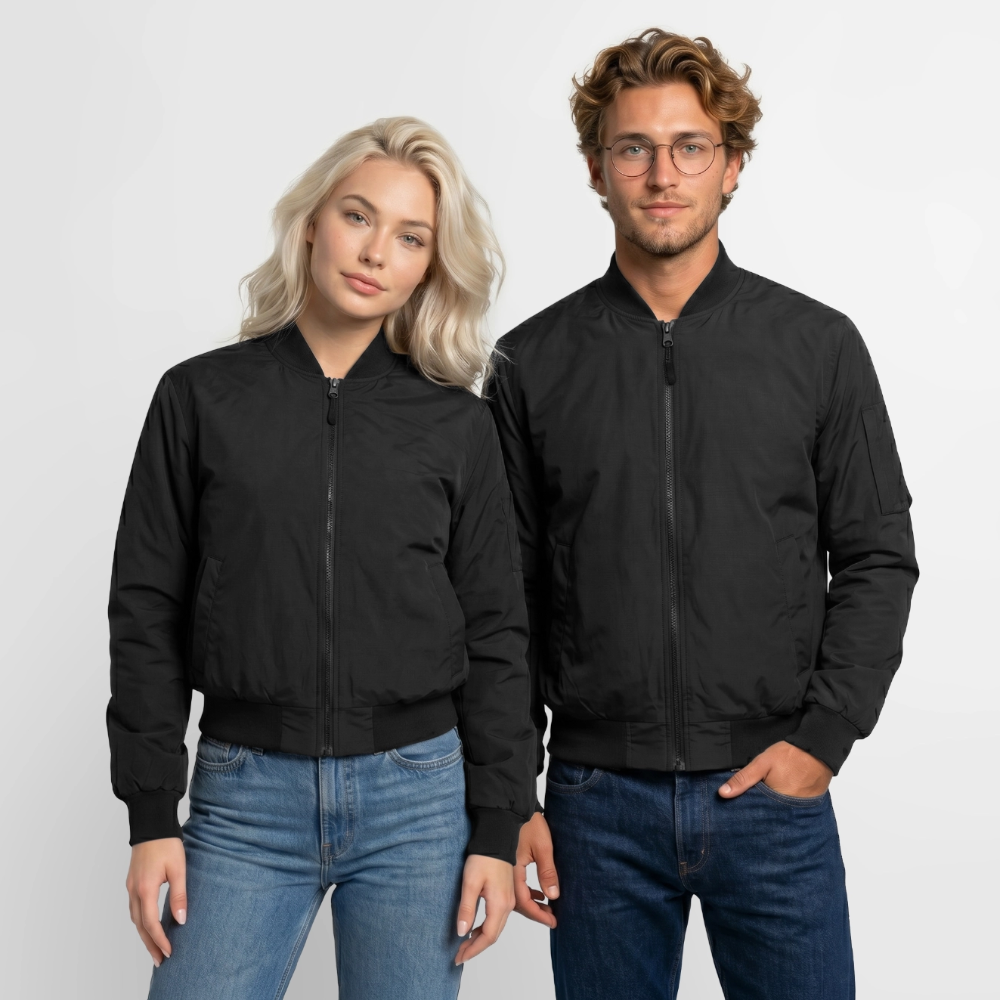 Unisex Bomberjacke - Schwarz