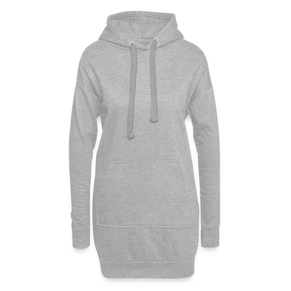 Hoodie-Kleid Hugin und Munin - Grau meliert