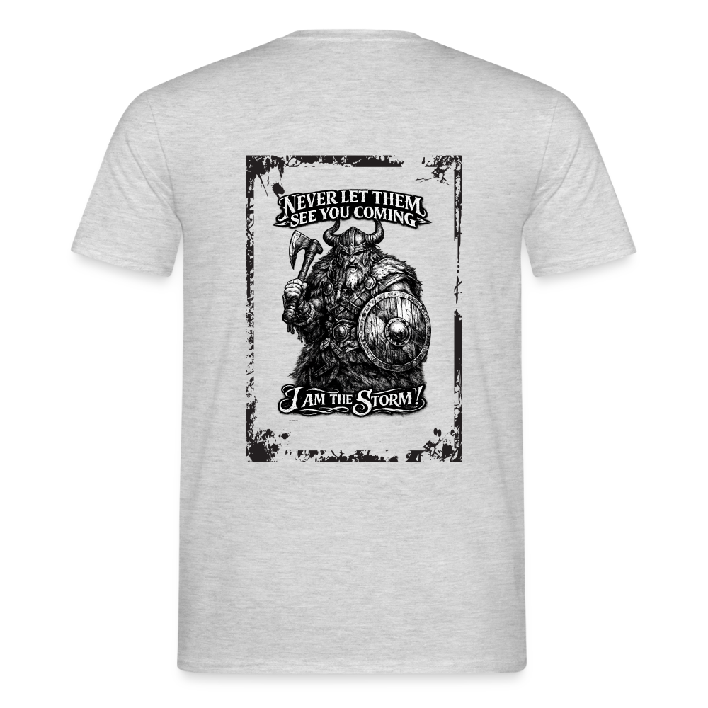 Männer T-Shirt - Grau meliert