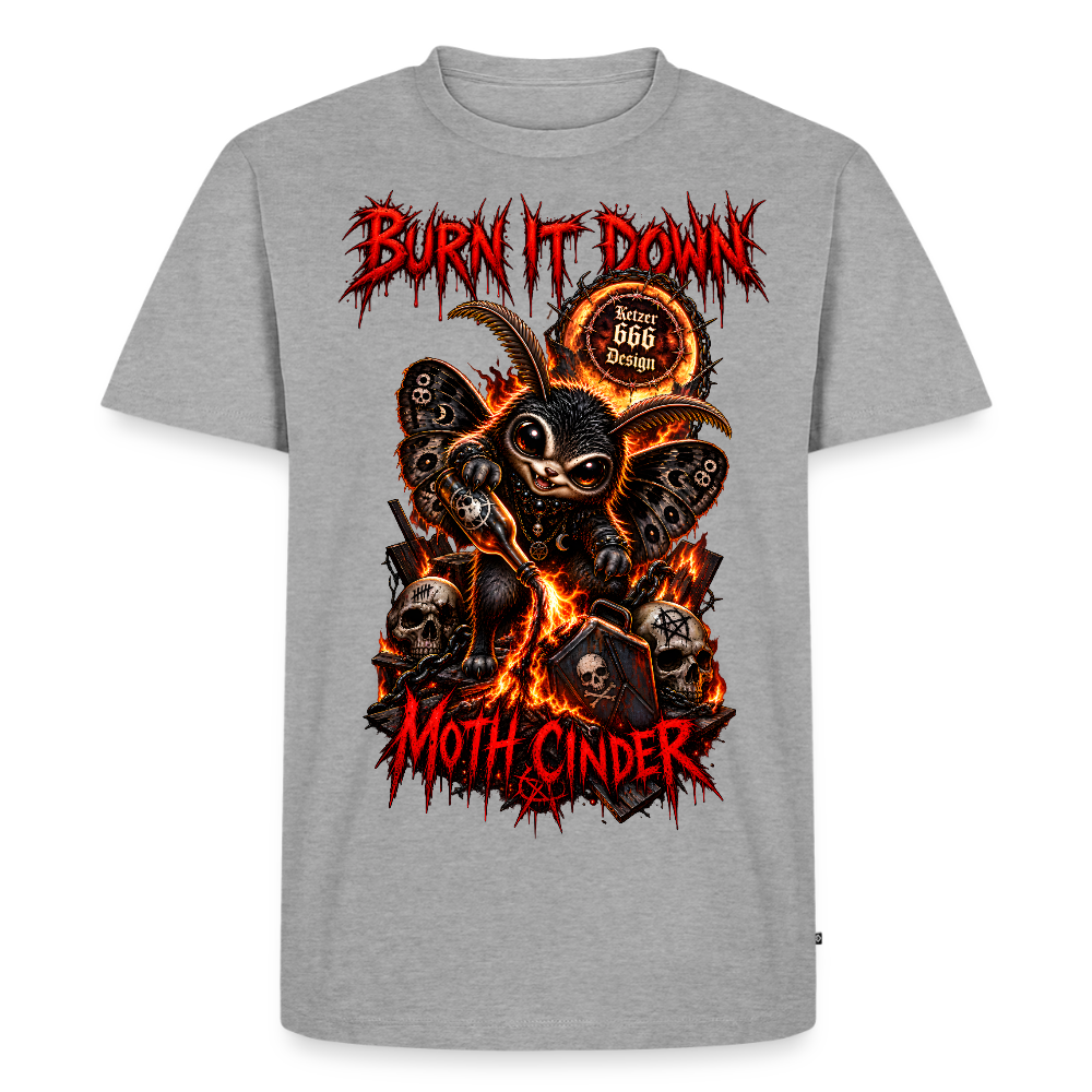 Männer Premium T-Shirt - Grau meliert