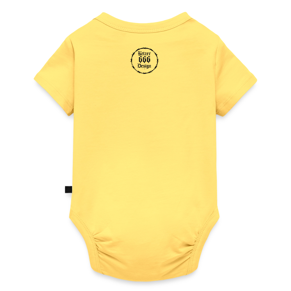 Baby Bio-Kurzarm-Body - Pastellgelb
