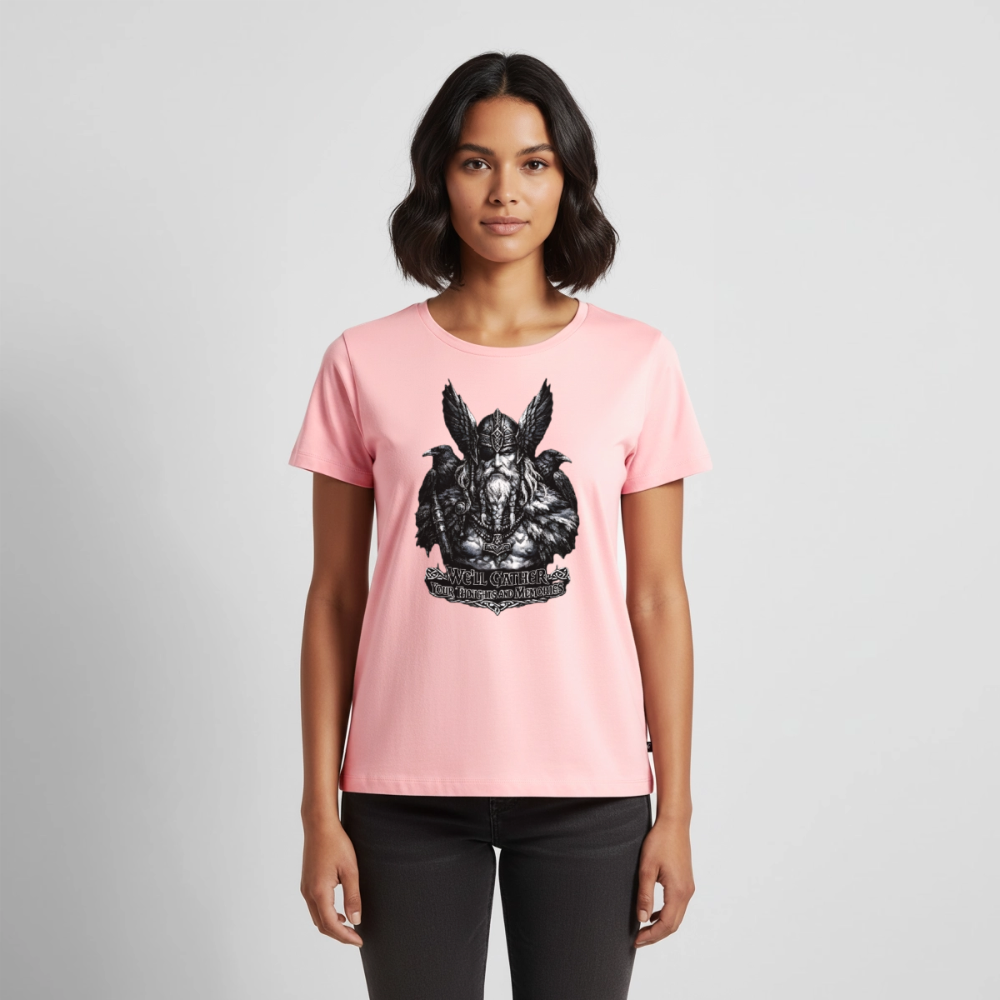 Frauen Premium T-Shirt Odin - Rosa