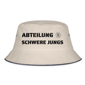 Bucket Hat Abteilung schwere Jungs - Natur/Navy