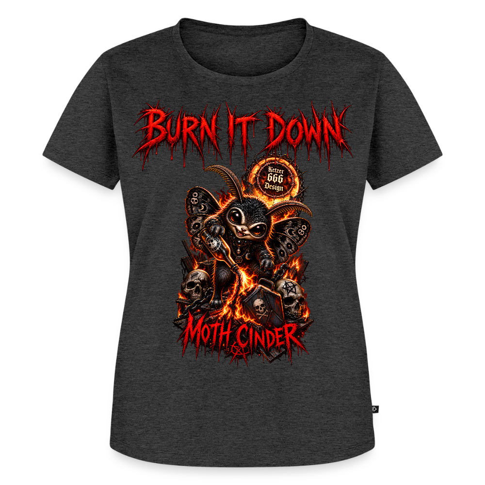 Frauen Premium T-Shirt - Anthrazit meliert