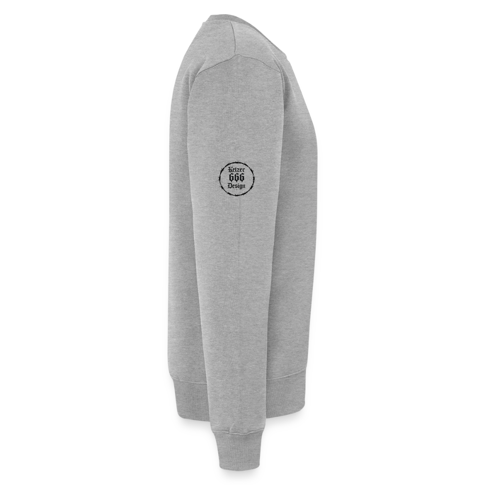 Männer Premium Pullover Only god can judge me - Grau meliert