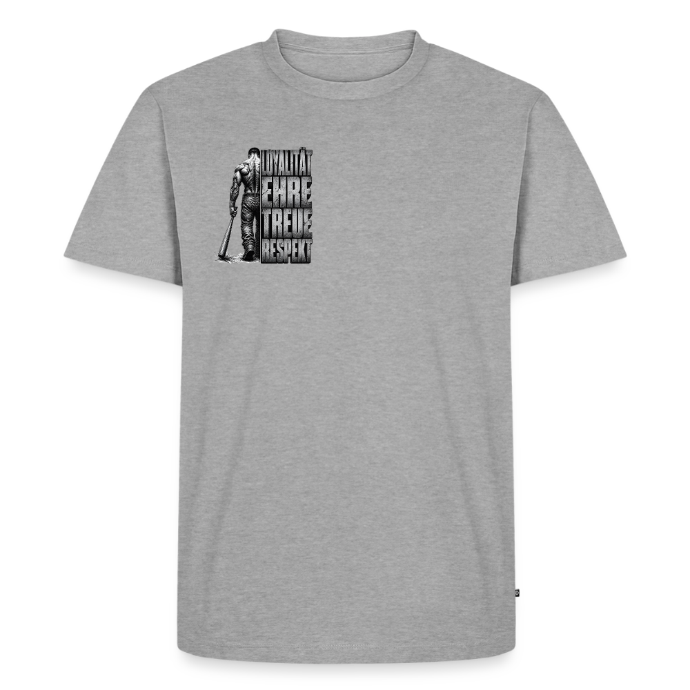 Männer Premium T-Shirt - Grau meliert