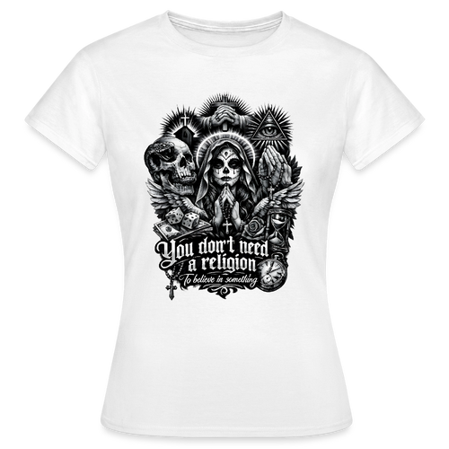 Frauen T-Shirt No Religion - Weiß