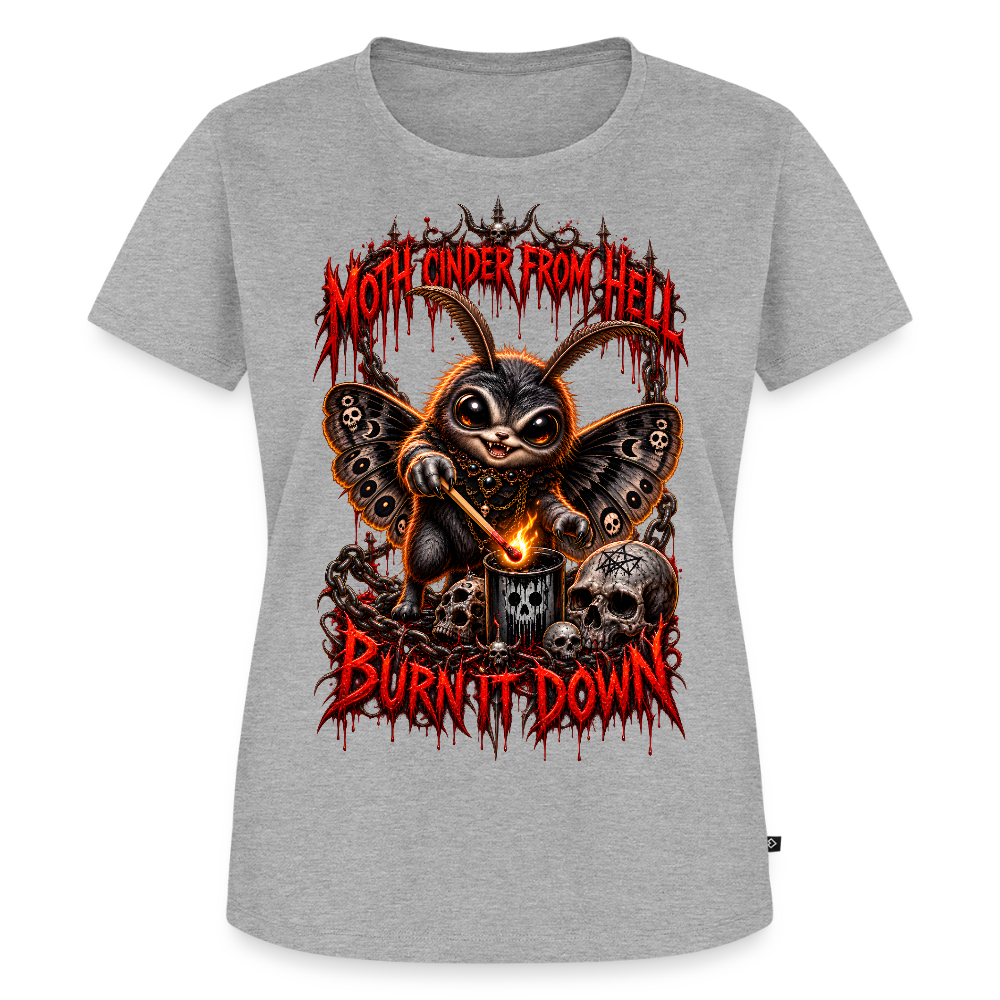 Frauen Premium T-Shirt - Grau meliert