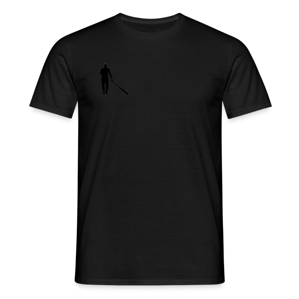 Männer T-Shirt Lieber stehend sterben - Schwarz