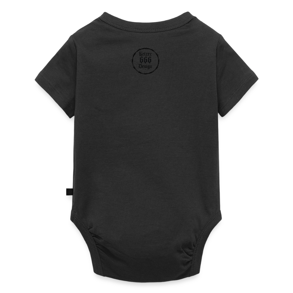 Baby Bio-Kurzarm-Body - Schwarz