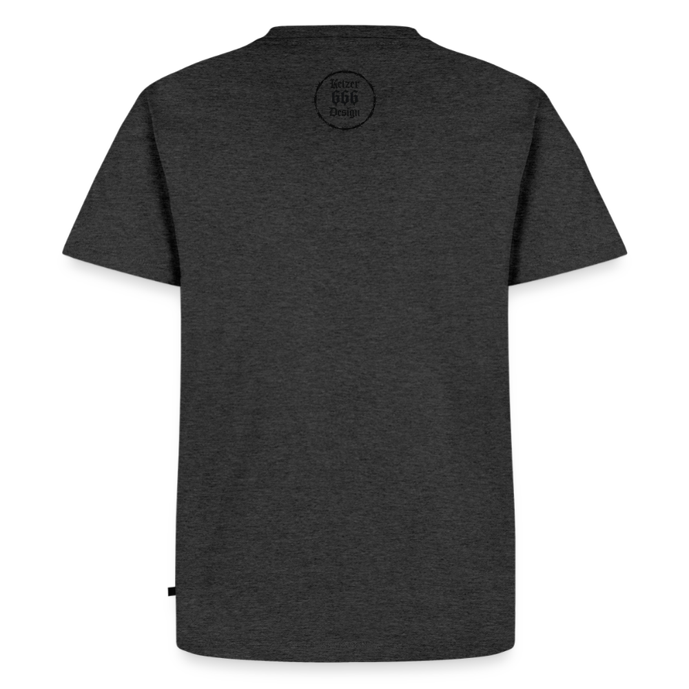 Männer Premium T-Shirt Heimatliebe - Anthrazit meliert