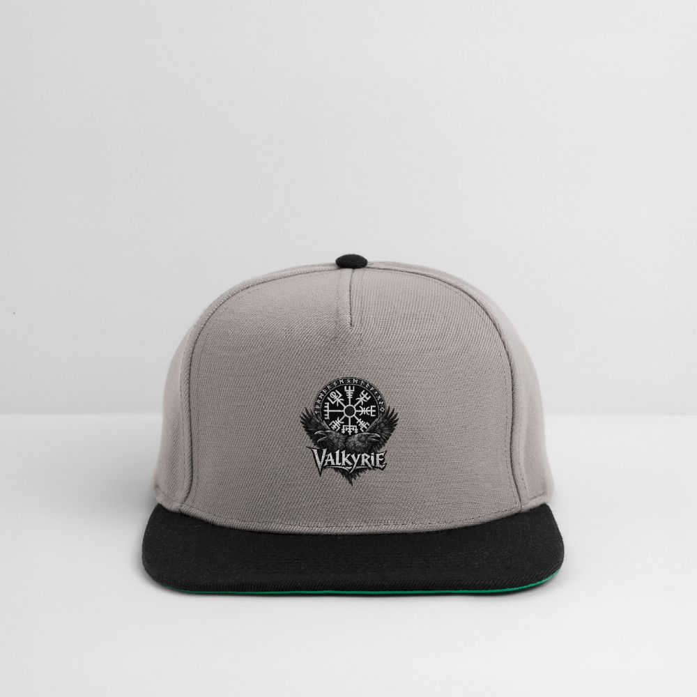 Snapback Cap - Graphit/Schwarz