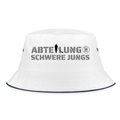 Bucket Hat - Weiß/Navy