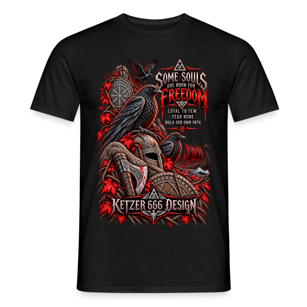 Männer T-Shirt - Schwarz