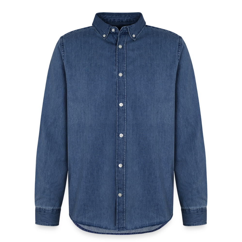 Männer Jeanshemd Organic von Stanley/Stella - verwaschenes Mittelblau 