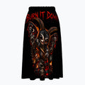 Allover Print Baumwollrock Moth Cinder Burn it Down – Gothic Streetwear Damen