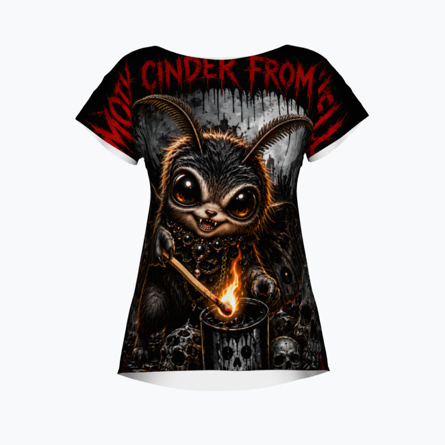 Damen AOP Butterfly T-Shirt Moth Cinder From Hell – Gothic Streetwear