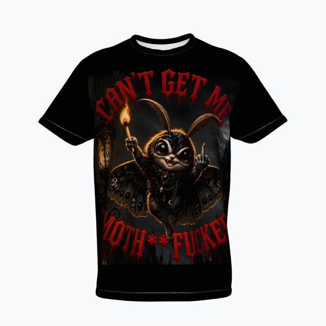 Männer Allover Print T-Shirt - Moth Cinder - Can´t get me - Moth**fuckers